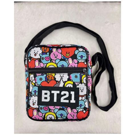 bolsa bts feminina|BOLSAS BTS BT21 .